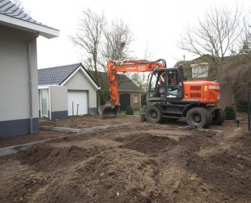 Grondwerk in Breda - tuinontwerp