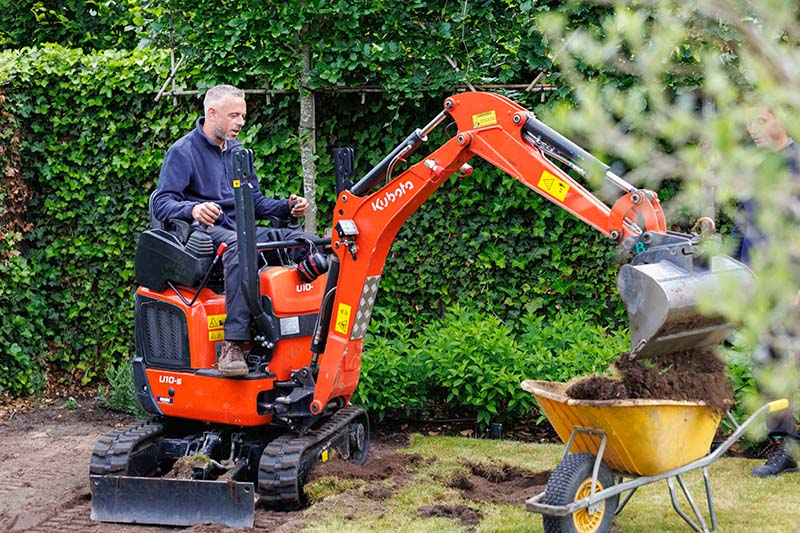 Tuin laten afgraven in regio Rosmalen